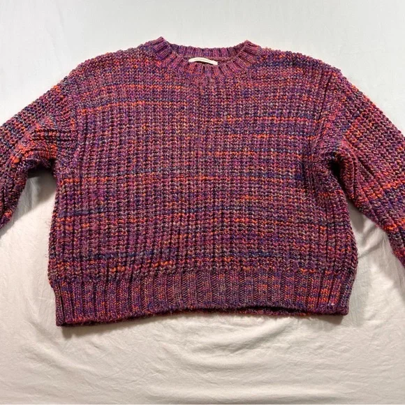 Anthropologie Purple and Pink Knit Sweater - Picture 2 of 9